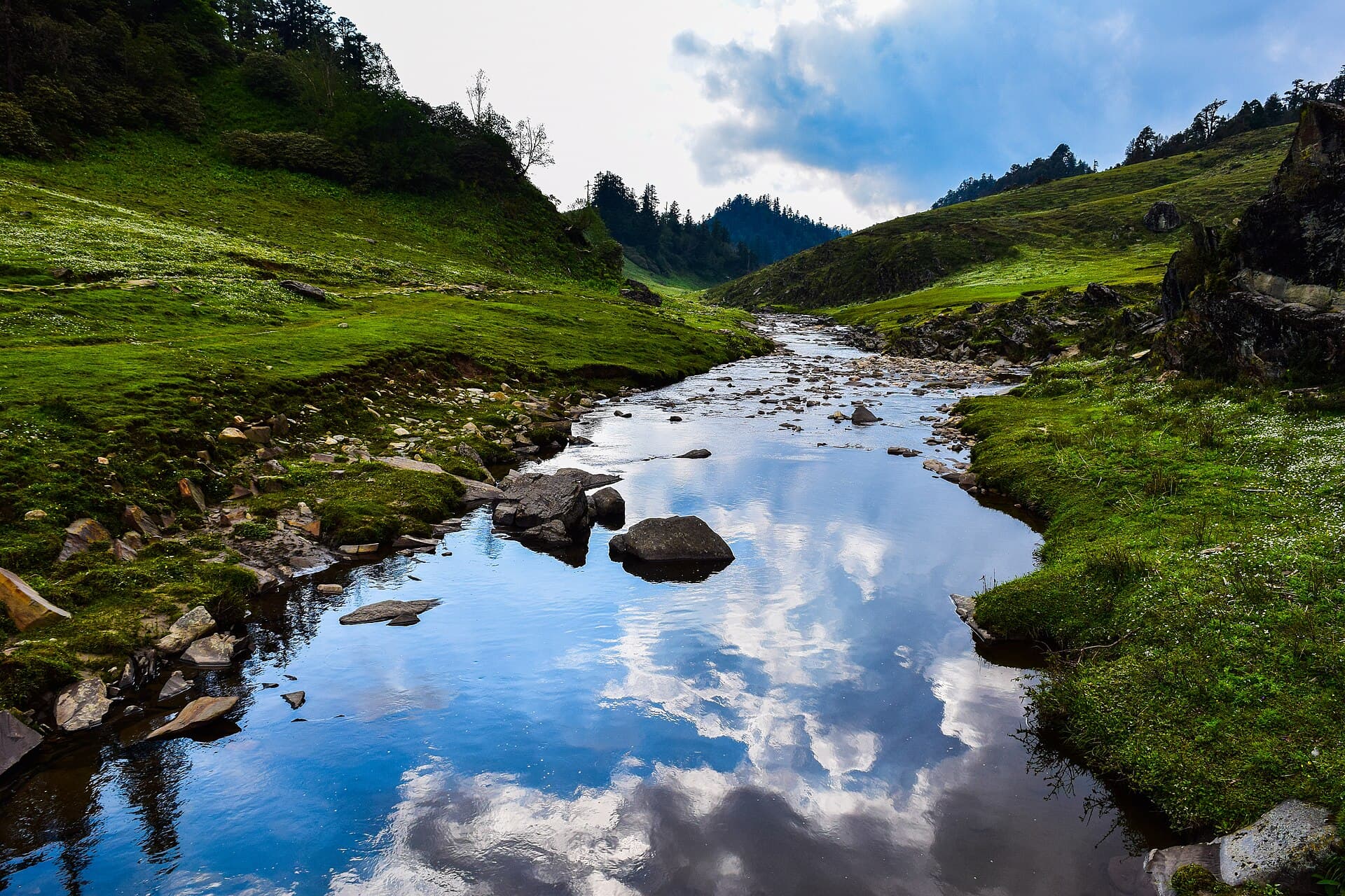 Rolling meadows of the Khaptad plateau