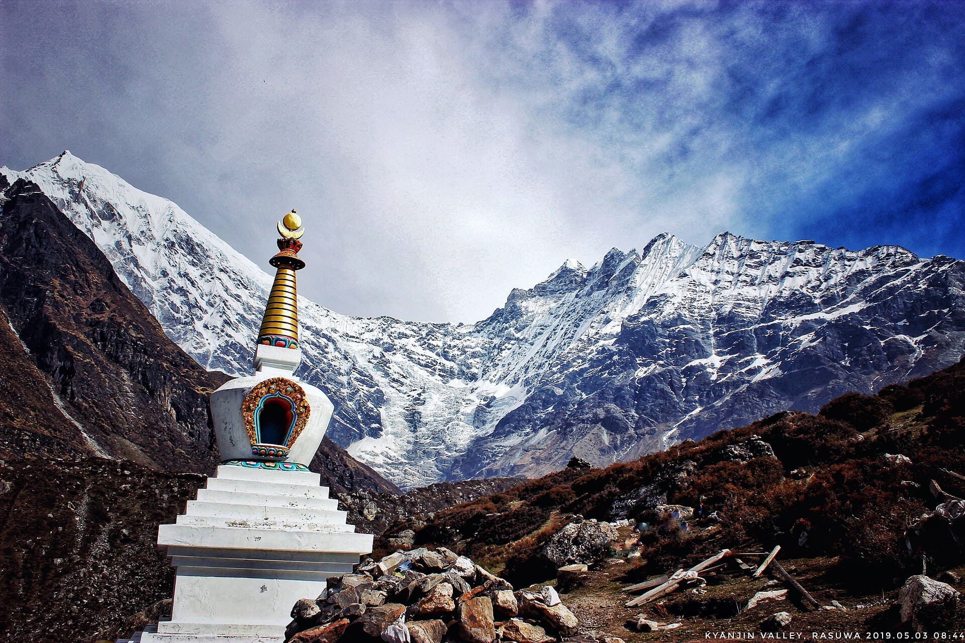 The Kyanjin valley in Langtang National Park